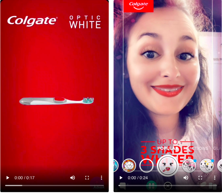 Colgate-Snapchat-Campaign